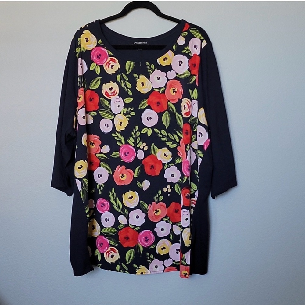 Lane Bryant floral front top 26/28